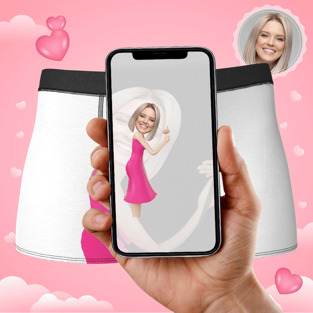 Custom Photo Man Boxer Shorts on Body - MyFaceBoxer