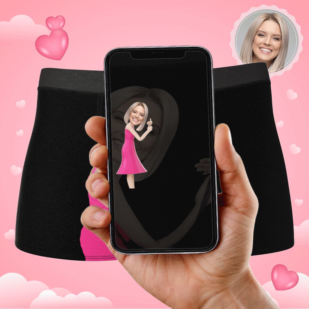 Custom Photo Man Boxer Shorts on Body - MyFaceBoxer