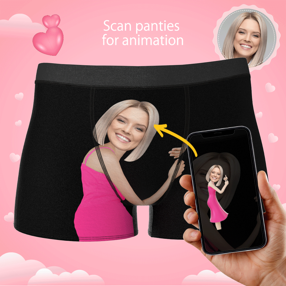 Custom Photo Man Boxer Shorts on Body - MyFaceBoxer