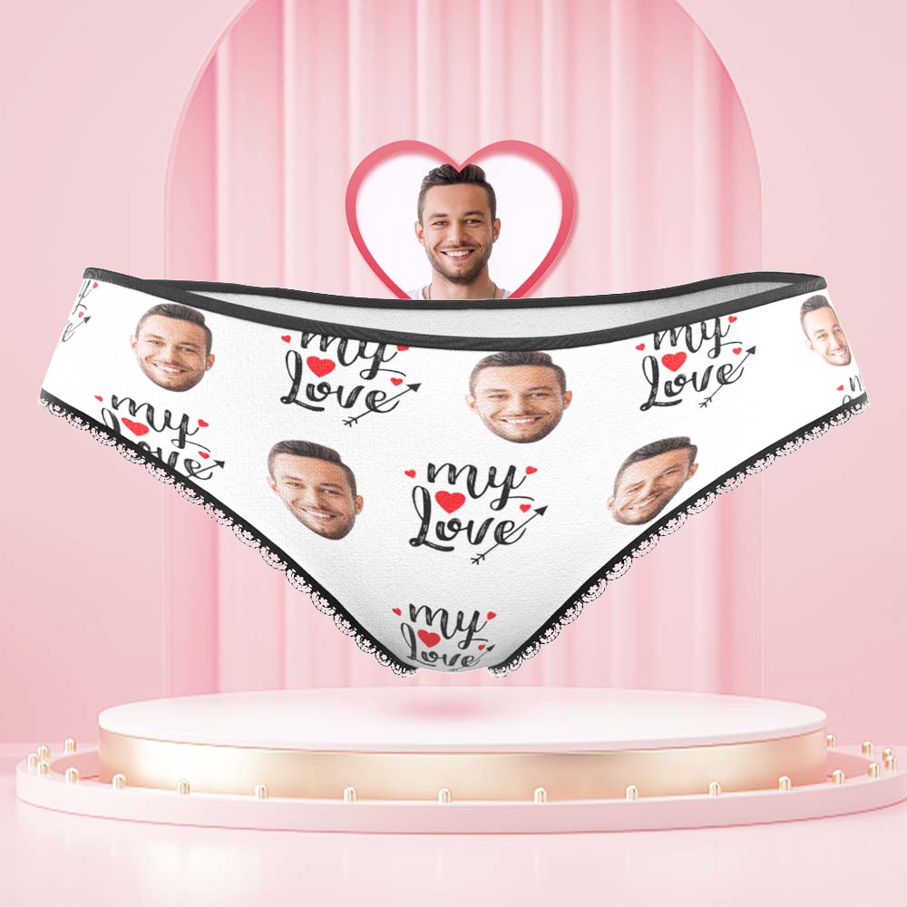 Custom Face Women's Panties To My Love Gift for Her - MyFaceBoxer