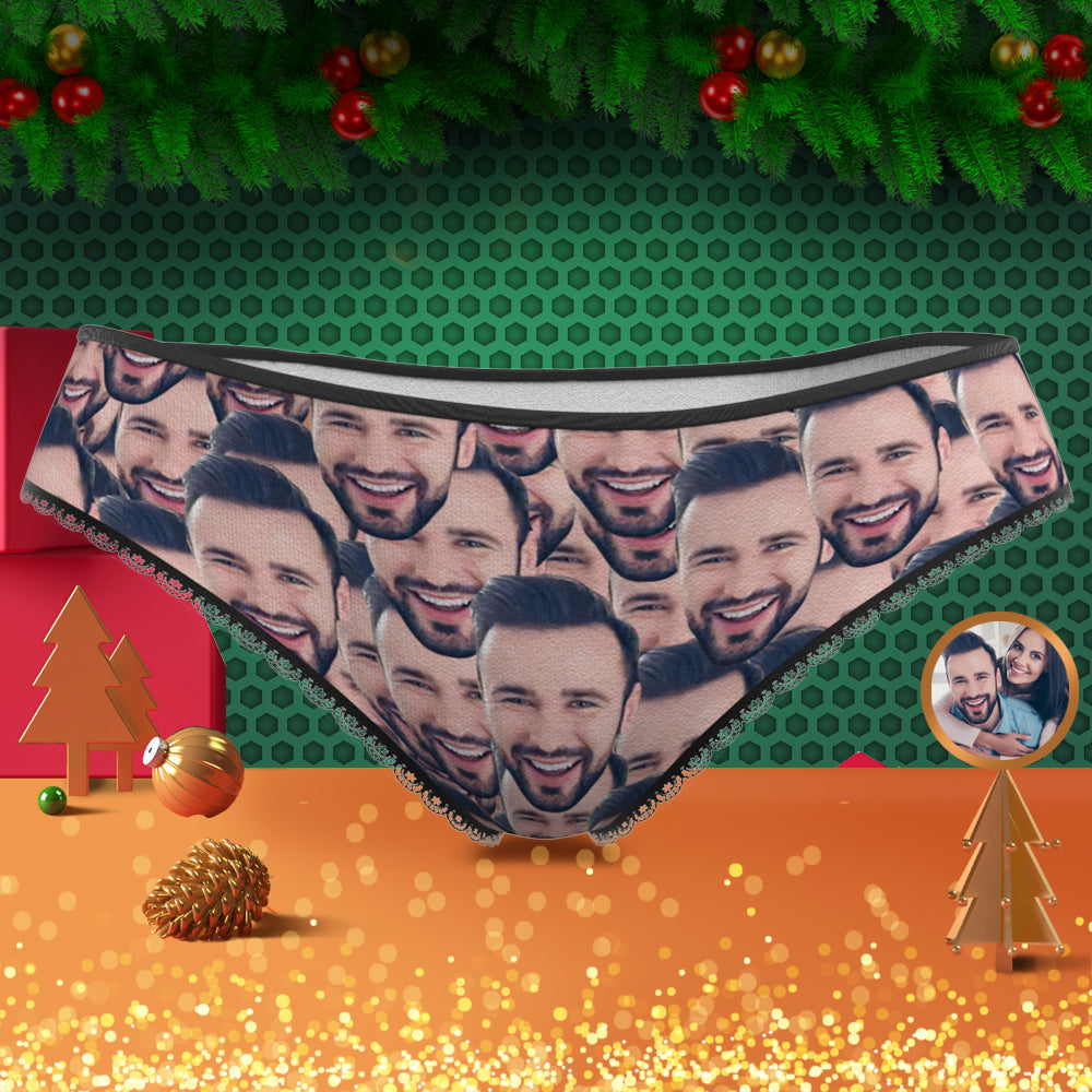 Custom Face Mash Womens Panties Gift for Her Christmas Gifts - MyFaceBoxer
