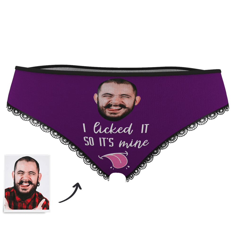Women's Face On Panties I licked IT SO IT'S mine - MyFaceBoxer