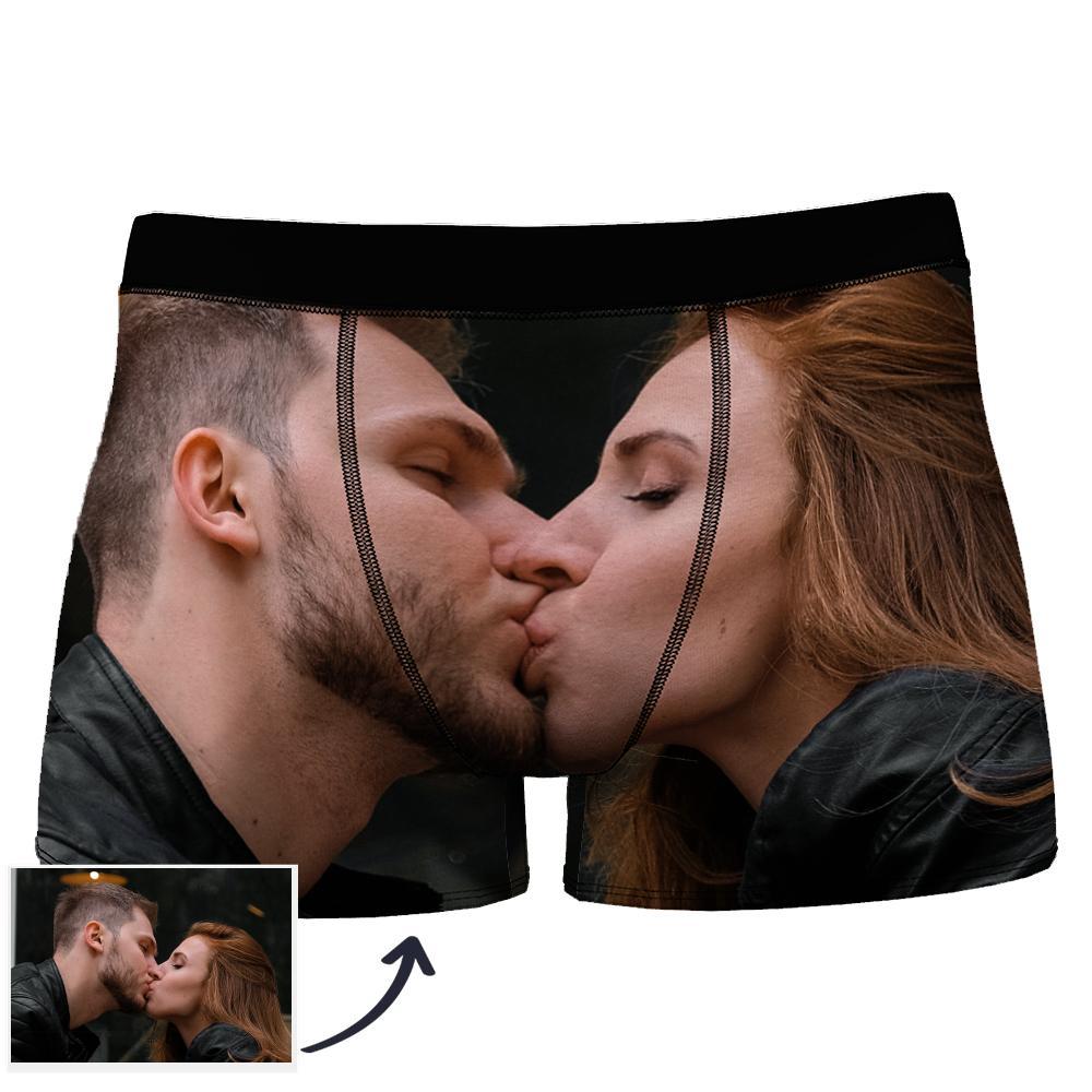 Custom Photo Boxer Shorts All over Print Gift for Him - MyFaceBoxer