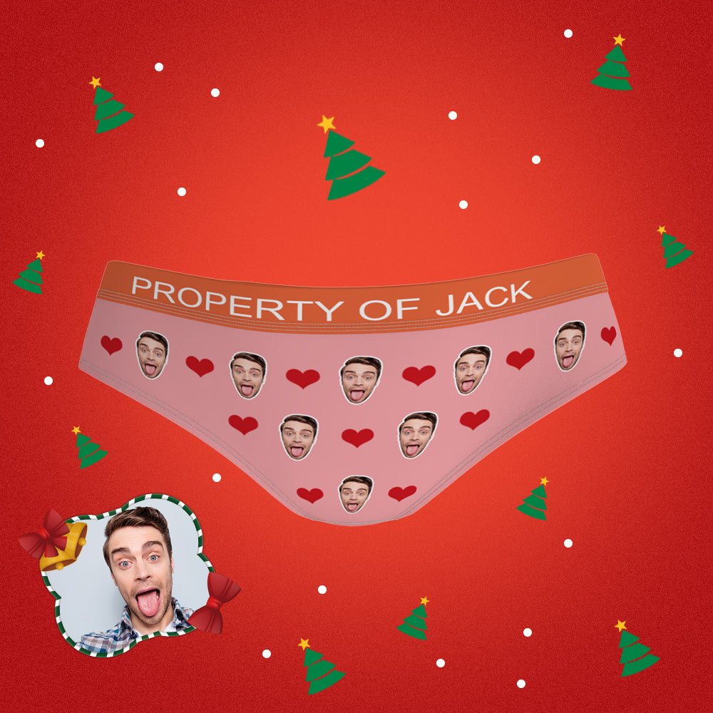 Custom Face Panties Inscribed Waist