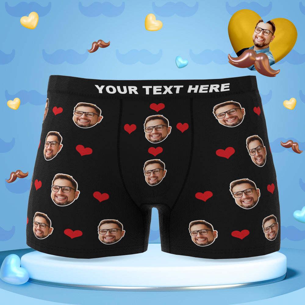 Father's Day Gift Custom Face Boxers with Your Face Gift For Father - MyFaceBoxer
