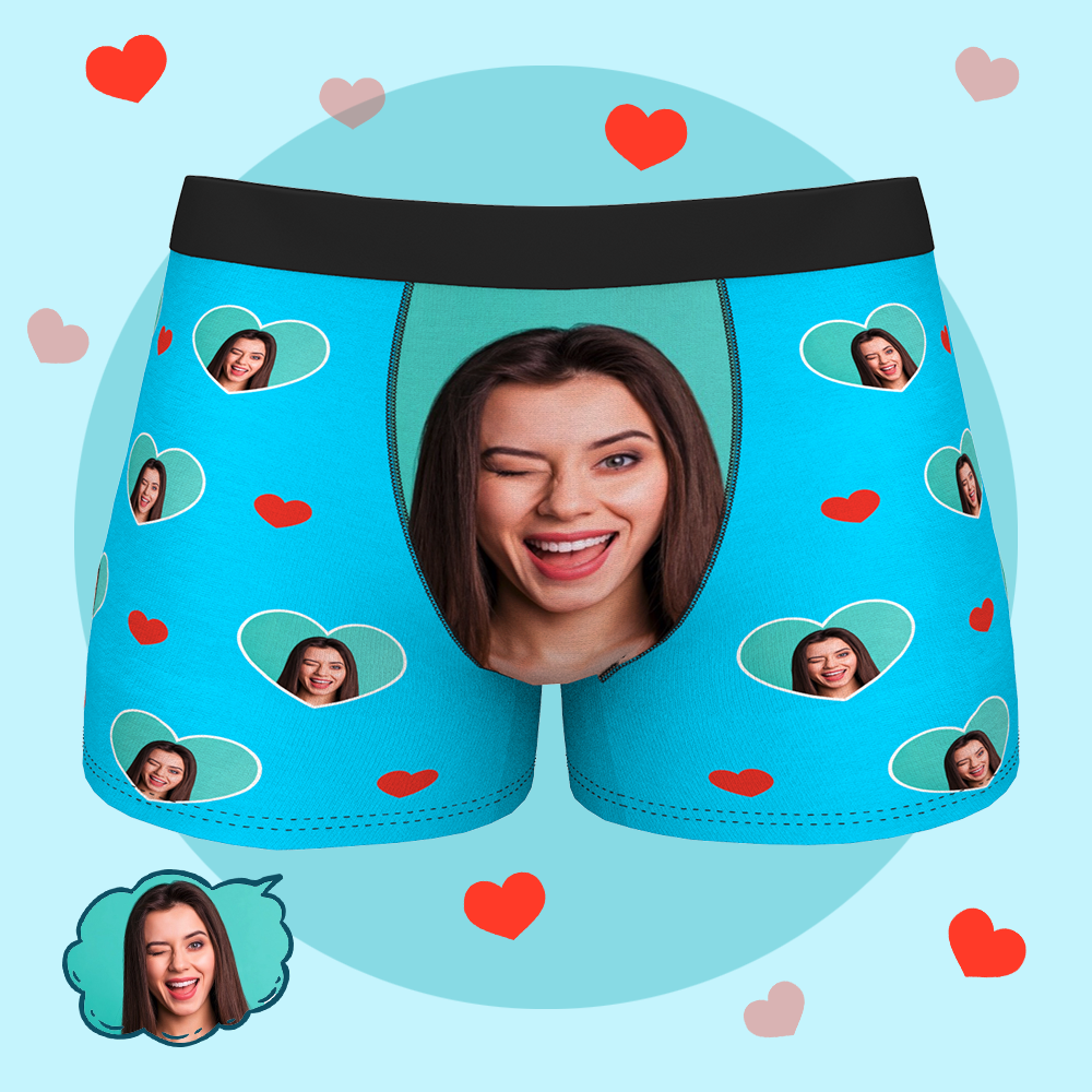 Custom Personalised Funny Face Boxers Briefs for Men 3D Online Preview - MyFaceBoxer