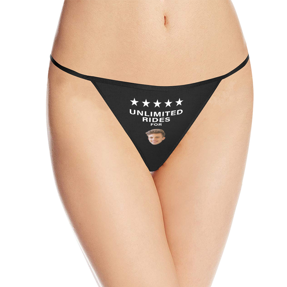 Custom Face Thong, Funny Women Sexy Face Printed Thong - MyFaceBoxer