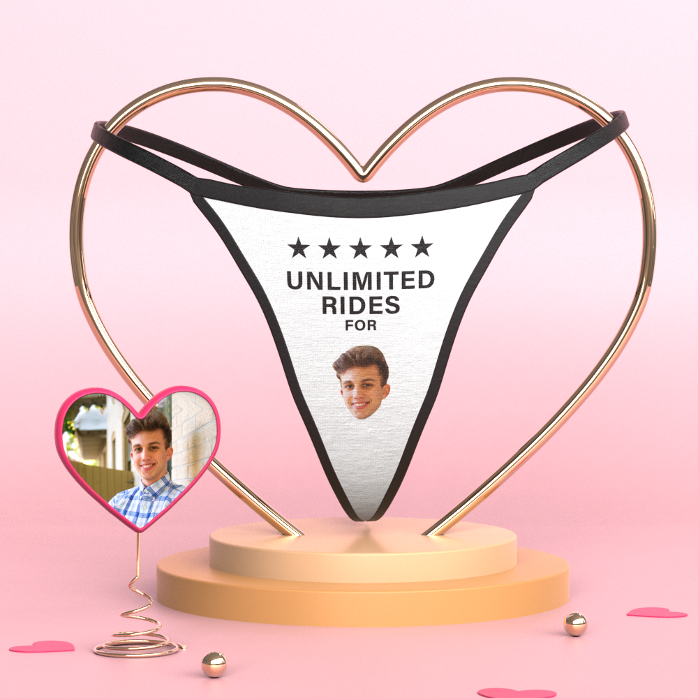 Custom Face Thong, Funny Women Sexy Face Printed Thong - MyFaceBoxer