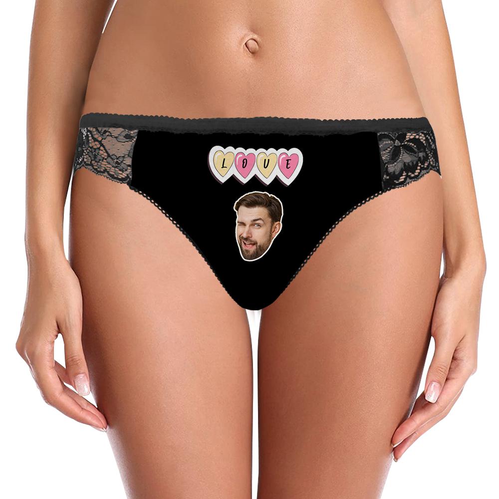 Custom Photo Underwear Face Photo Custom Woman Underwear for Girlfriend Anniversary - MyFaceBoxer