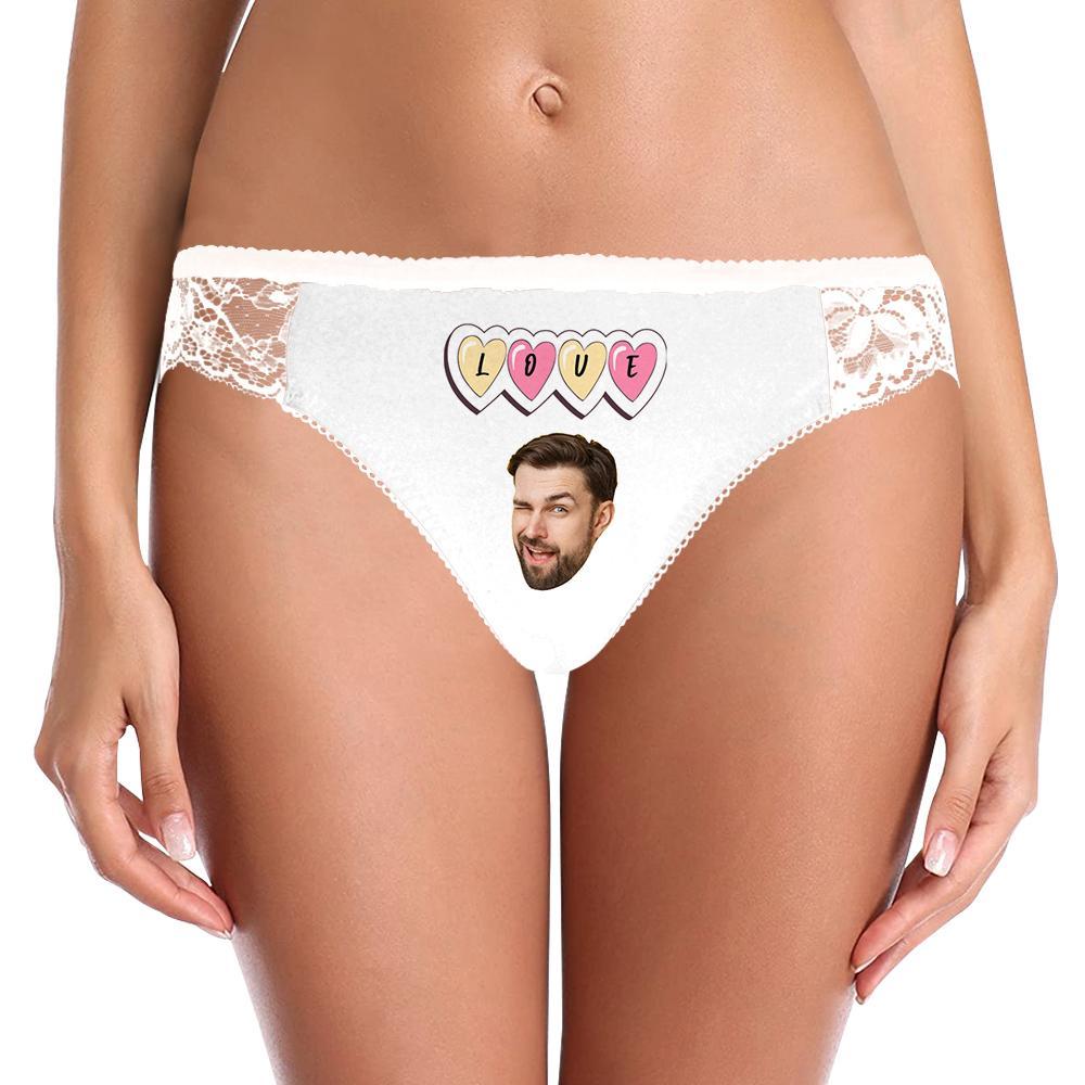 Custom Photo Underwear Face Photo Custom Woman Underwear for Girlfriend Anniversary - MyFaceBoxer