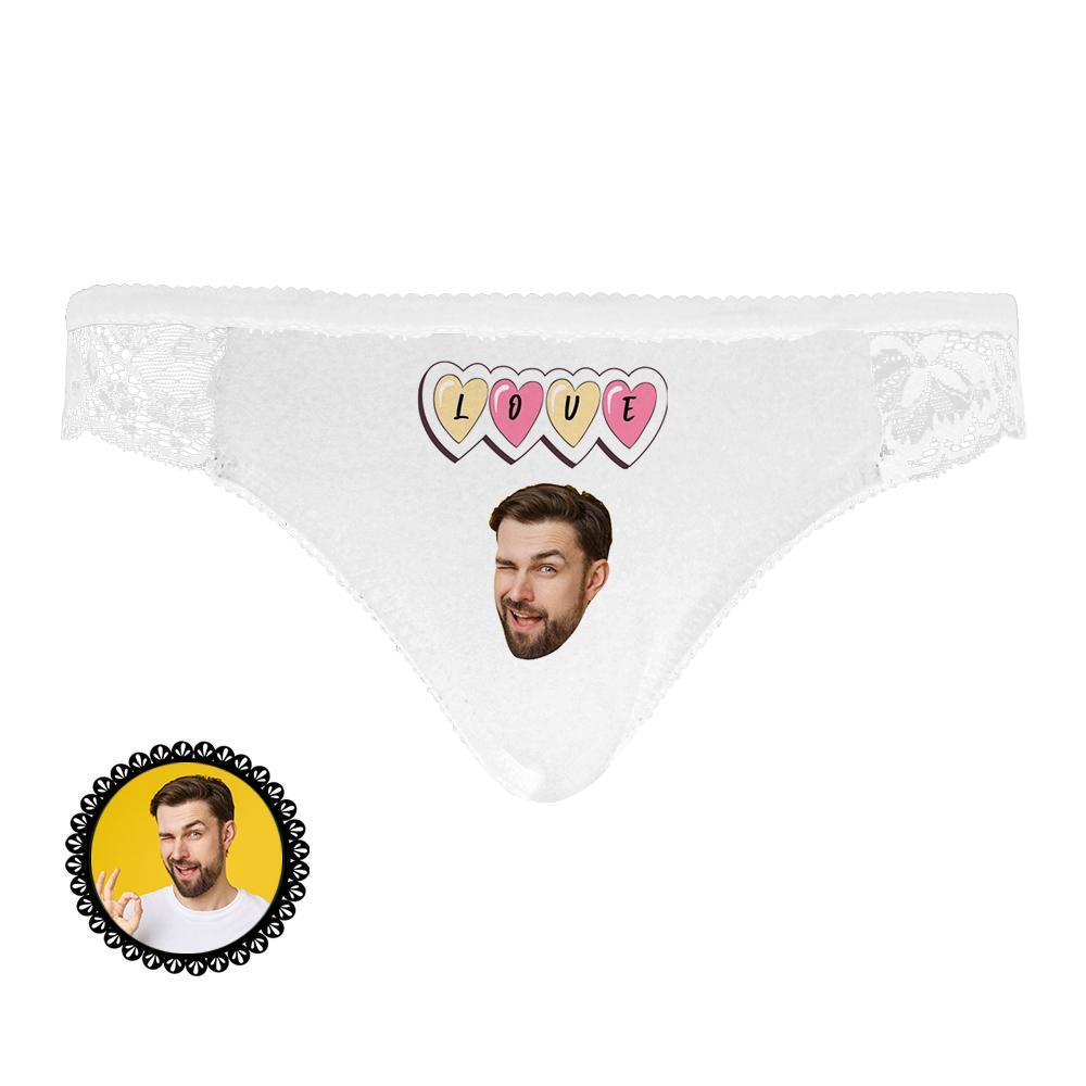 Custom Photo Underwear Face Photo Custom Woman Underwear for Girlfriend Anniversary - MyFaceBoxer