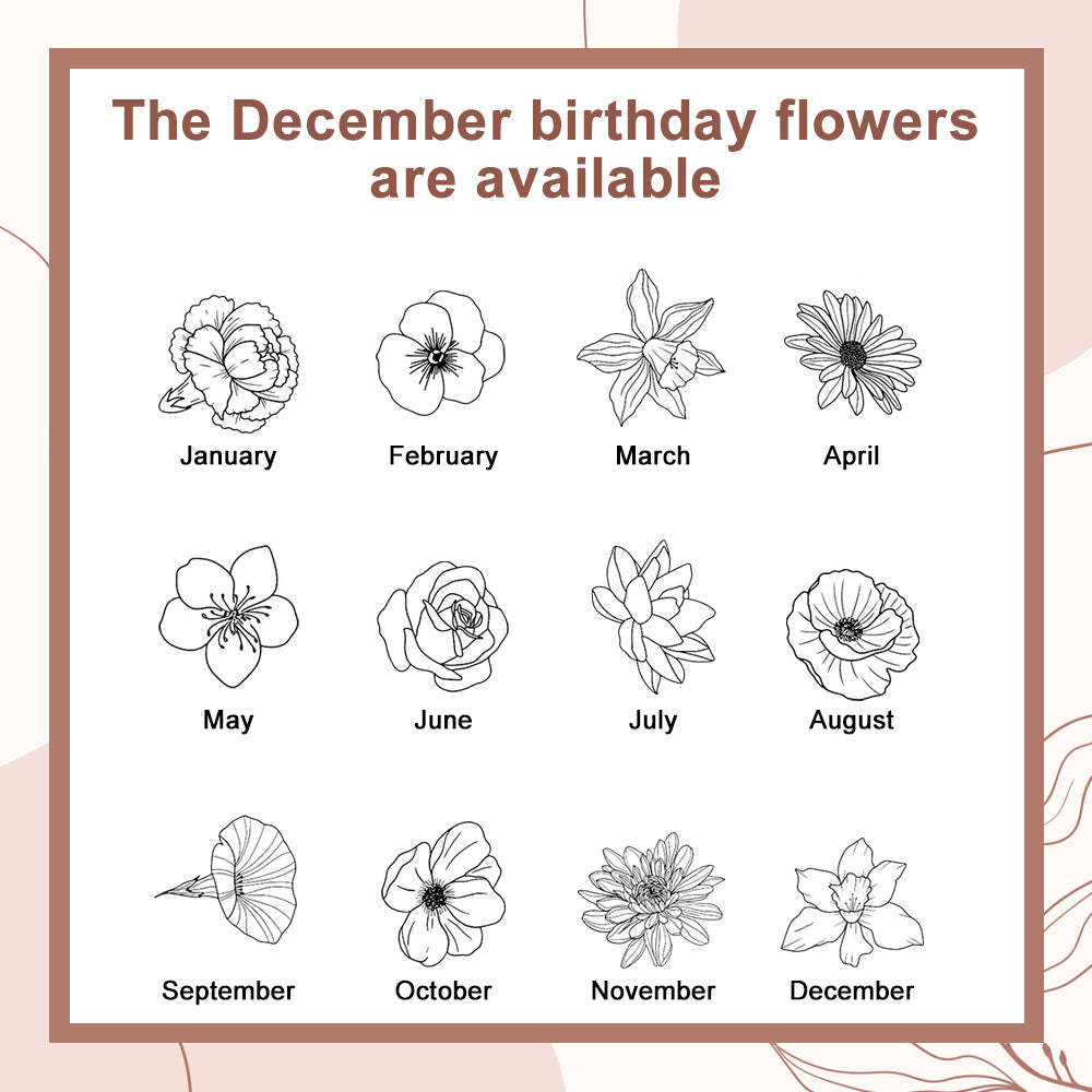 Custom Tri-Fold Butterfly Birth Flower Leather Wallet with Coin Holder Personalized Mother's Day Gift for Woman - MyFaceBoxer