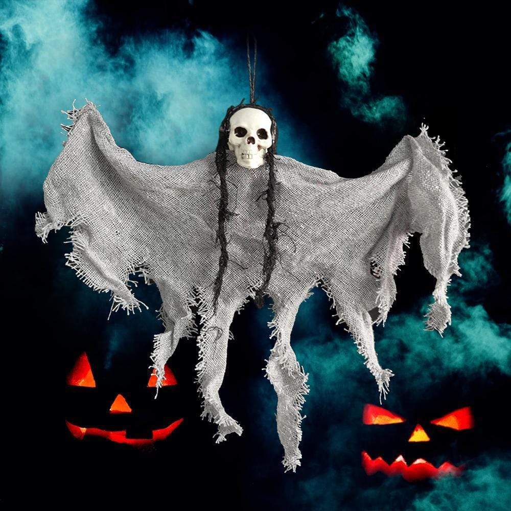 Mini Skeleton Ghost Hanging Ghost Halloween Decoration - 6 Colors - MyFaceBoxer