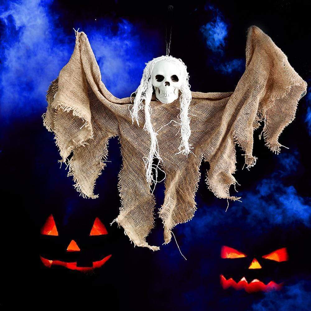 Mini Skeleton Ghost Hanging Ghost Halloween Decoration - 6 Colors - MyFaceBoxer