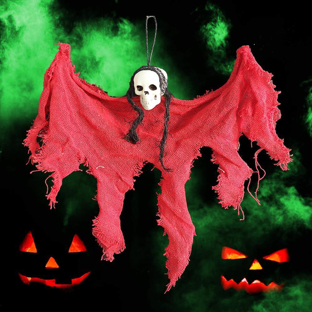 Mini Skeleton Ghost Hanging Ghost Halloween Decoration - 6 Colors - MyFaceBoxer