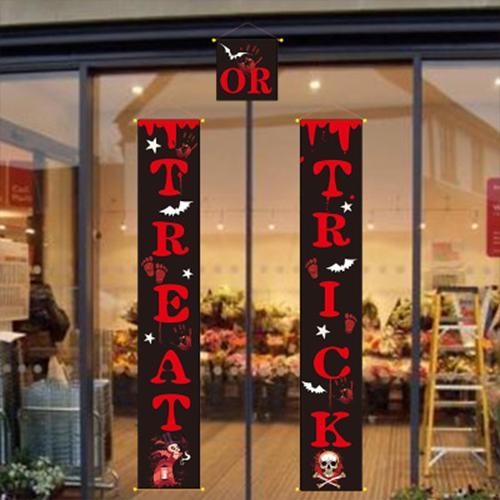 Halloween Banner Set ,for Indoor Outdoor Decor Halloween Welcome Signs Halloween Decorations - MyFaceBoxer