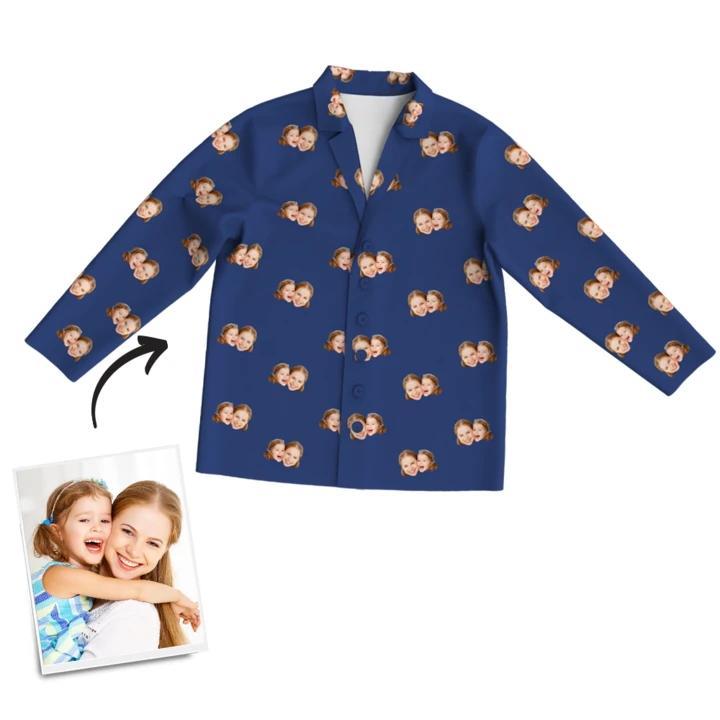 Custom Face Multi Color Pyjamas - Mother's Day Gift