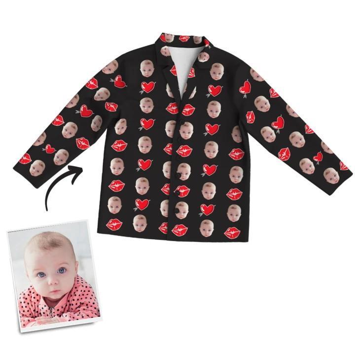 Custom Face Kiss Pyjamas Gift for Mum - Mother's Day Gift