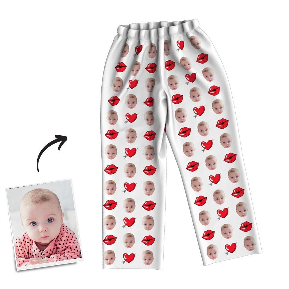 Custom Face Kiss Pyjamas Gift for Mum - Mother's Day Gift