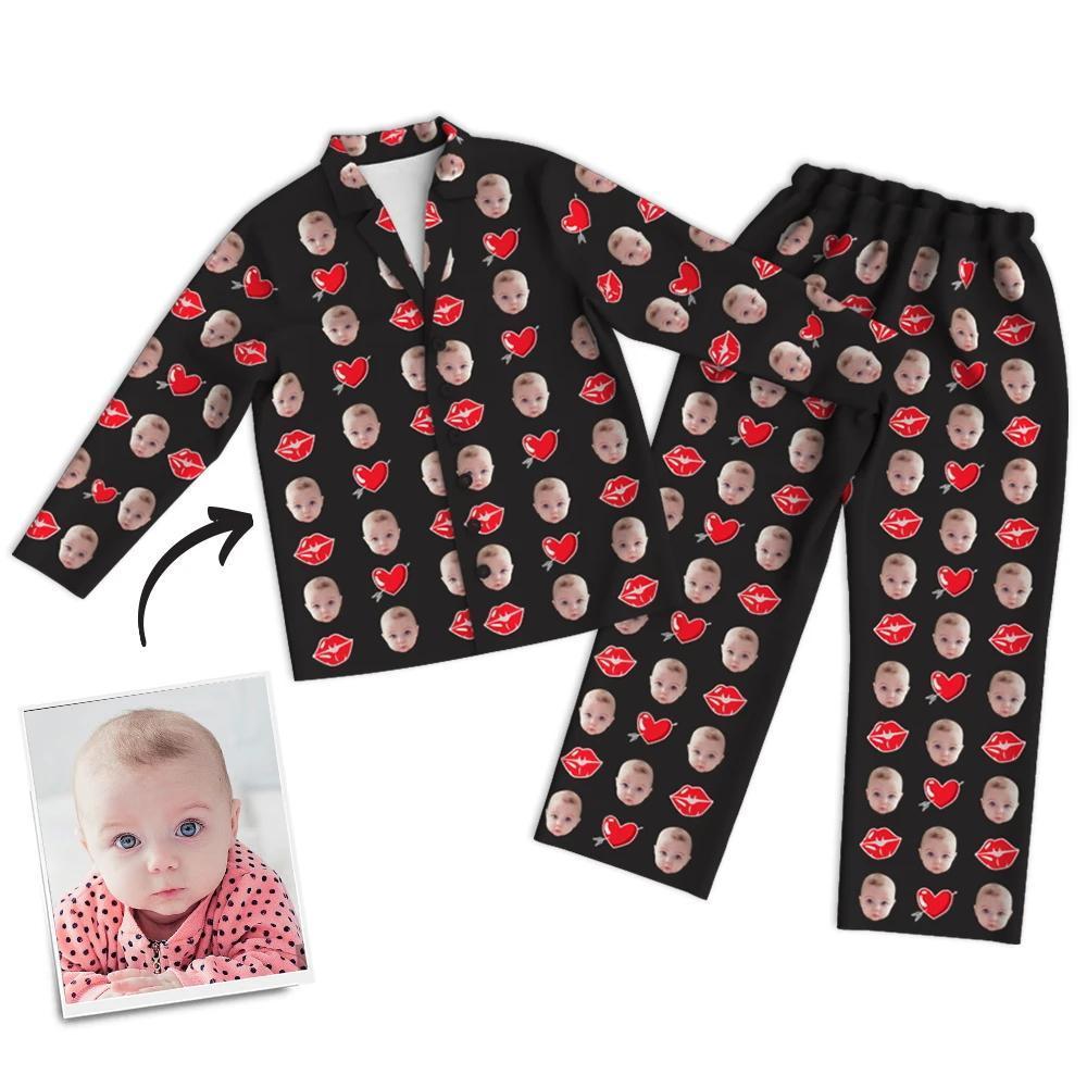Custom Face Kiss Pyjamas Gift for Mum - Mother's Day Gift