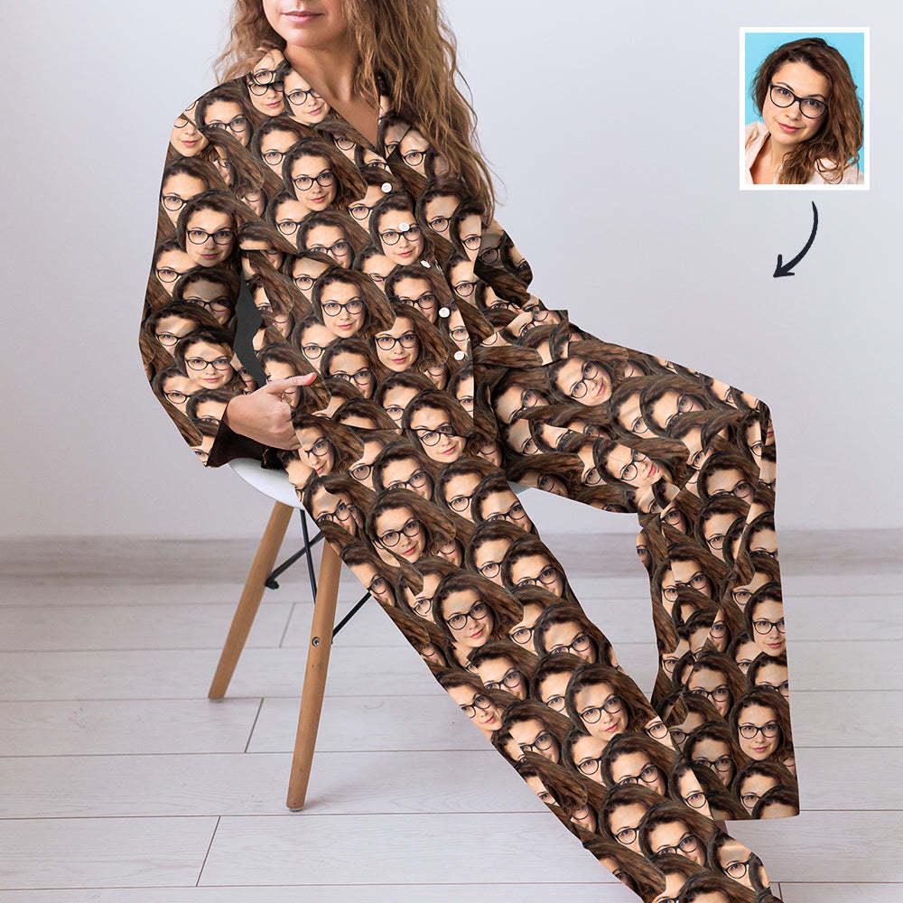 Custom Face All Over Printing Homewear, Sleepwear With Mash Face, Pajamas Sets - MyFaceBoxer