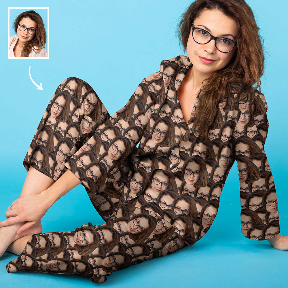 Custom Face All Over Printing Homewear, Sleepwear With Mash Face, Pajamas Sets - MyFaceBoxer