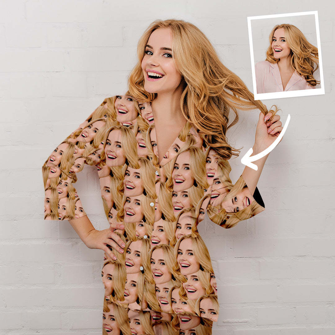 Custom Face All Over Printing Homewear, Sleepwear With Mash Face, Pajamas Sets - MyFaceBoxer