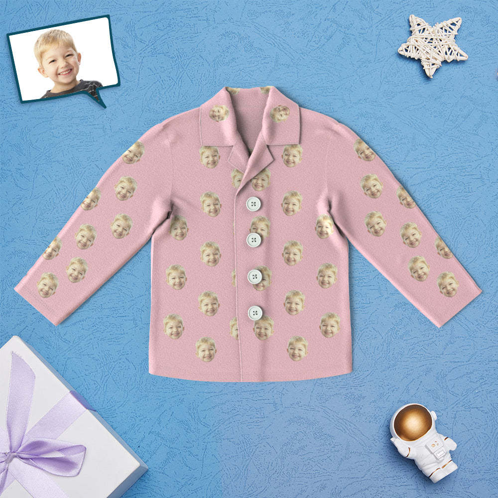 Custom Face Children's Pajamas Personalised Kid's Sleepwear - MyFaceBoxer