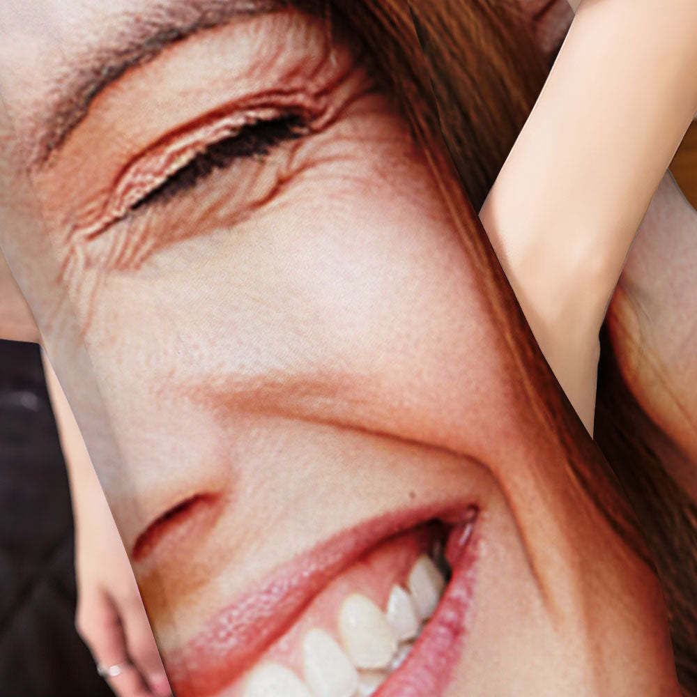 Custom Photo Face Nightdress Creative Spoof Woman Face Funny Gifts - MyFaceBoxer