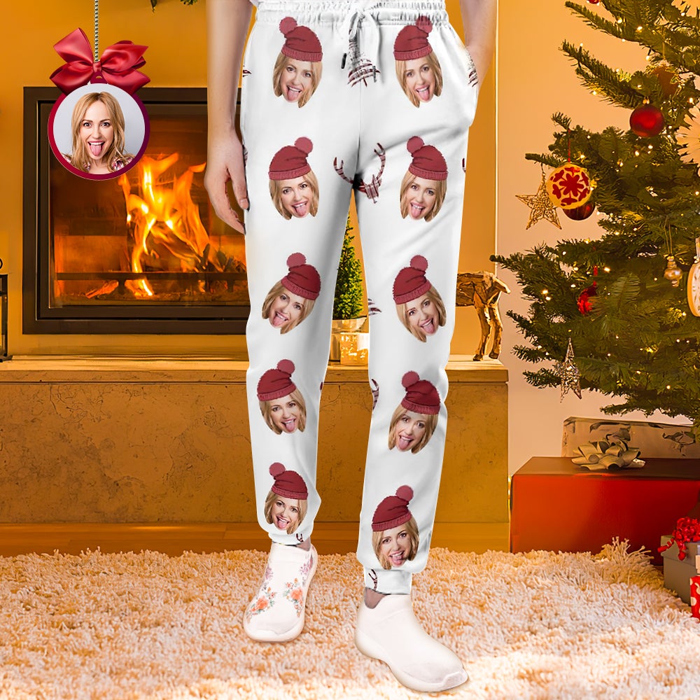 Custom Girlfriend Face Sweatpants Unisex Joggers Gift For Lover - MyFaceBoxer
