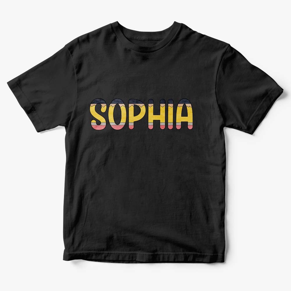 Personalized T-shirt Custom Back to School Pencil Name T-shirt First Day of School Shirt Gift for Kids - MyFaceBoxer