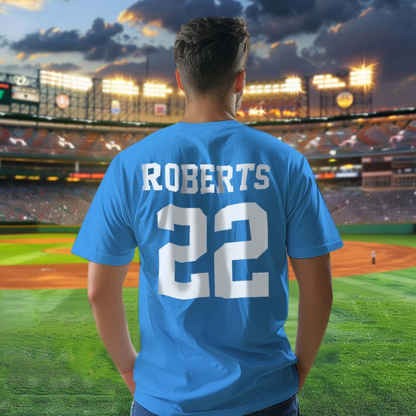 Personalized T-shirt Custom Football Name & Number Sports T-Shirt Back to School Gifts - MyFaceBoxer
