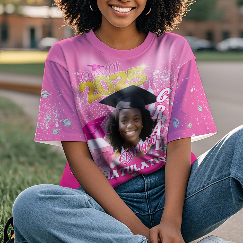 Custom 3D Graduation Gift Design Your Own Personalized Shirt