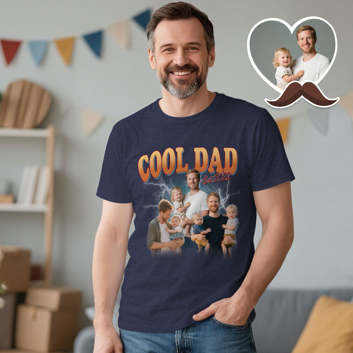 Custom Bootleg Dad Shirt Personalized Best Dad Ever Shirt Cool Dad Shirt Gift Fathers Day Gift