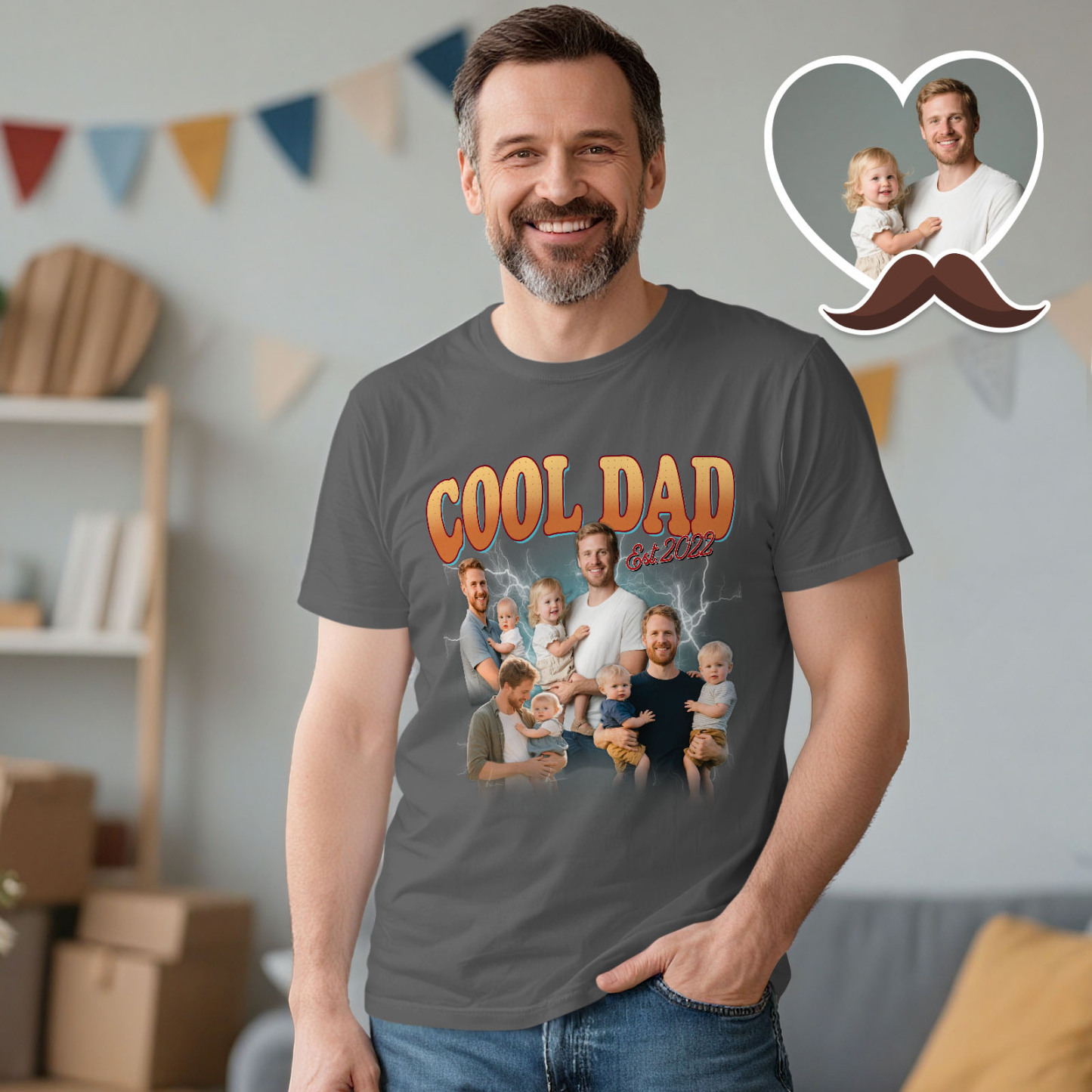 Custom Bootleg Dad Shirt Personalized Best Dad Ever Shirt Cool Dad Shirt Gift Fathers Day Gift