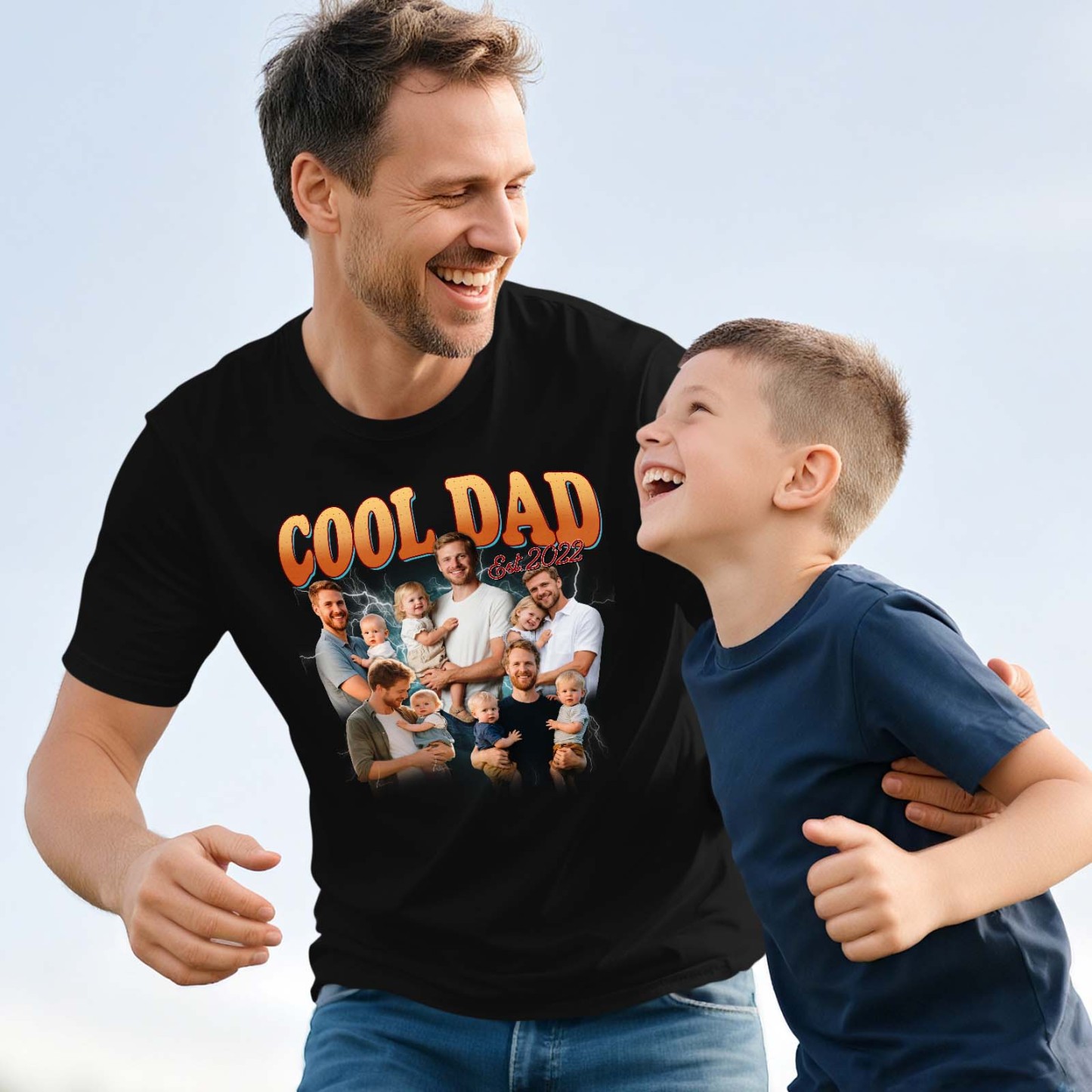 Custom Bootleg Dad Shirt Personalized Best Dad Ever Shirt Cool Dad Shirt Gift Fathers Day Gift