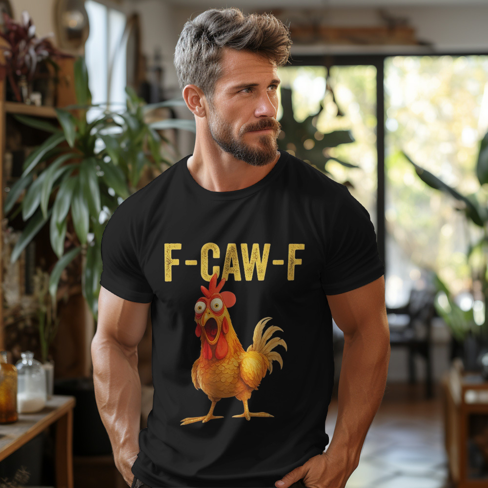 Funny F-Caw-F Chicken FCAWF Chicken Design Caw Unisex T-Shirt