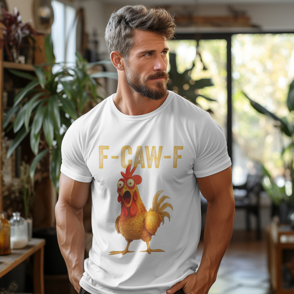 Funny F-Caw-F Chicken FCAWF Chicken Design Caw Unisex T-Shirt