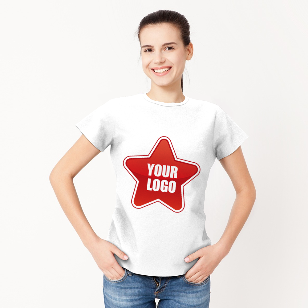 Personalized T-shirt Custom Logo Shirt Formal Women's T-shirt - MyFaceBoxer