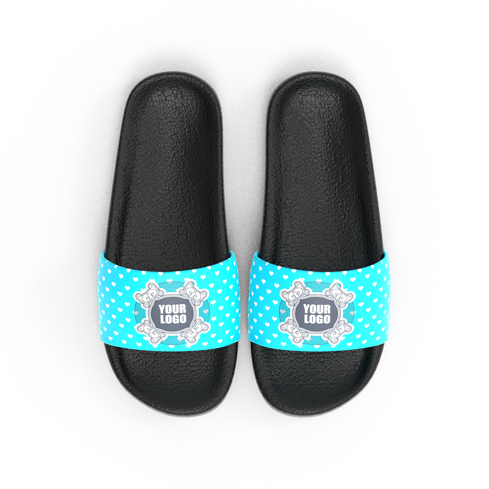 Custom Logo Photo Men's Slide Sandal - MyFaceBoxer