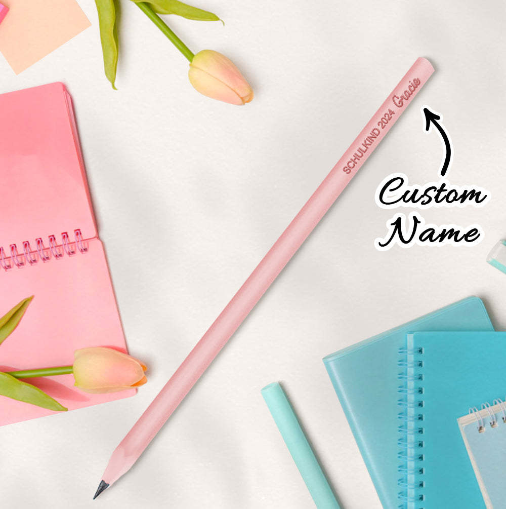 Personalized Pencil Custom School Supplies School Enrollment Back to School Gift for Children - MyFaceBoxer
