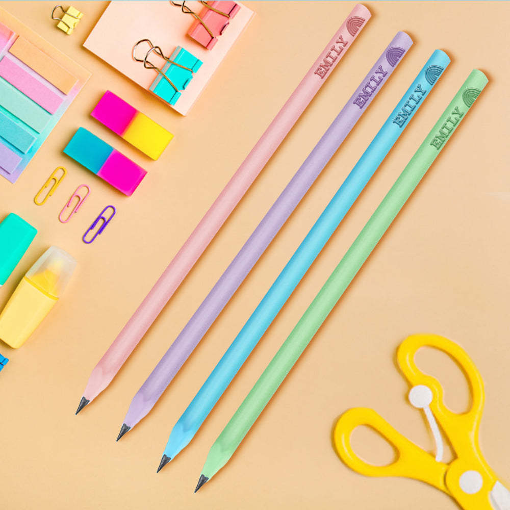 Personalized Pencil Custom School Supplies School Enrollment Back to School Gift for Children - MyFaceBoxer