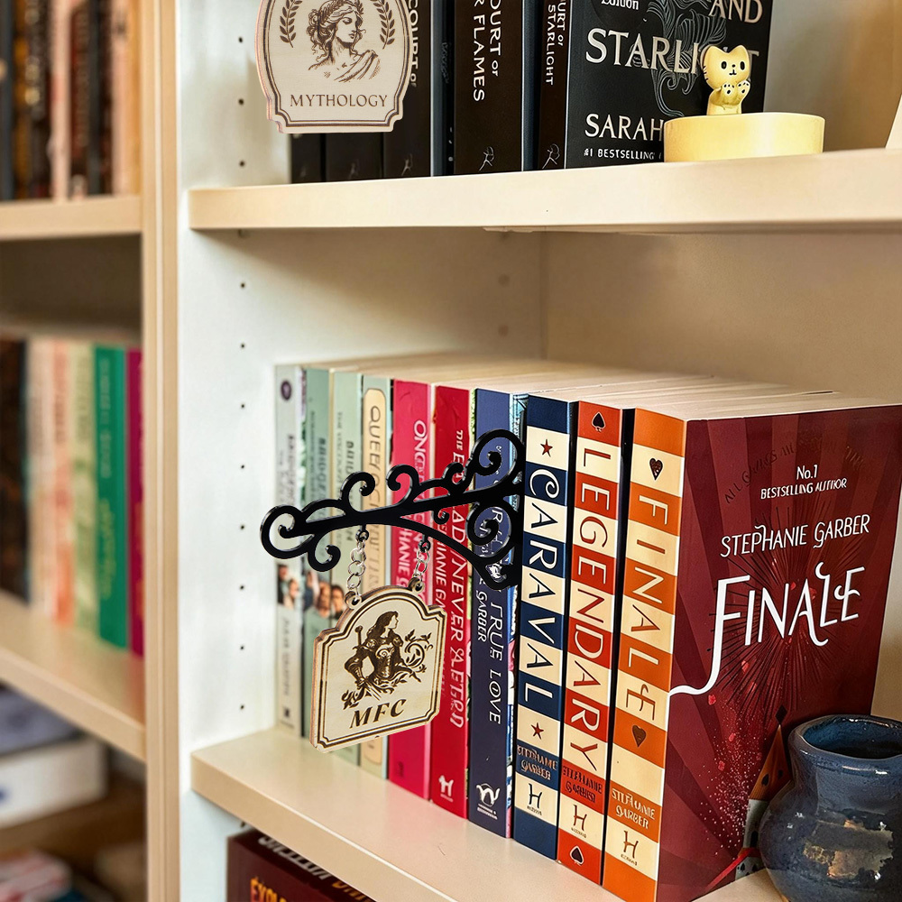 Romantasy Book Genre Dividers, Personalised Book Shelf Signs, Custom Fantasy Romance Library Decor, Book Nook Organisers, BookTok Gift