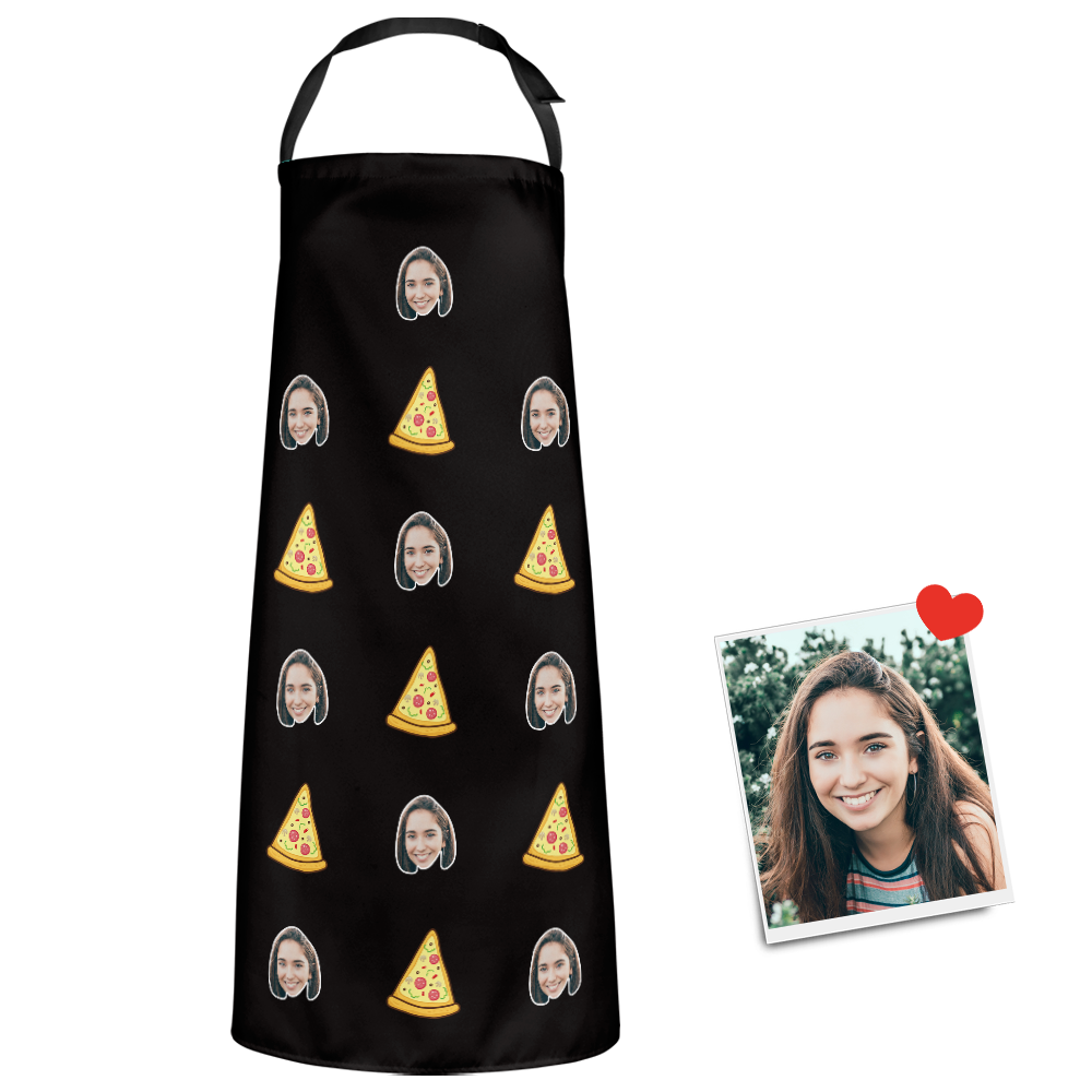 Custom Face Apron - Pizza - MyFaceBoxer