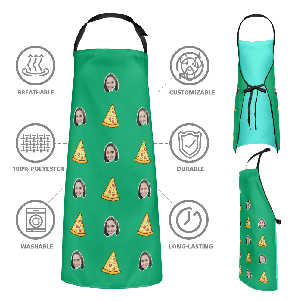 Custom Face Apron - Pizza - MyFaceBoxer