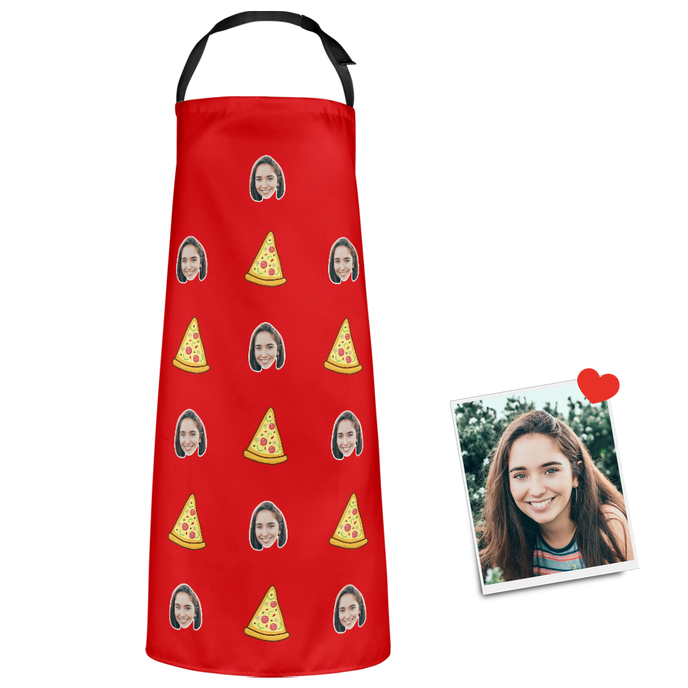 Custom Face Apron - Pizza - MyFaceBoxer