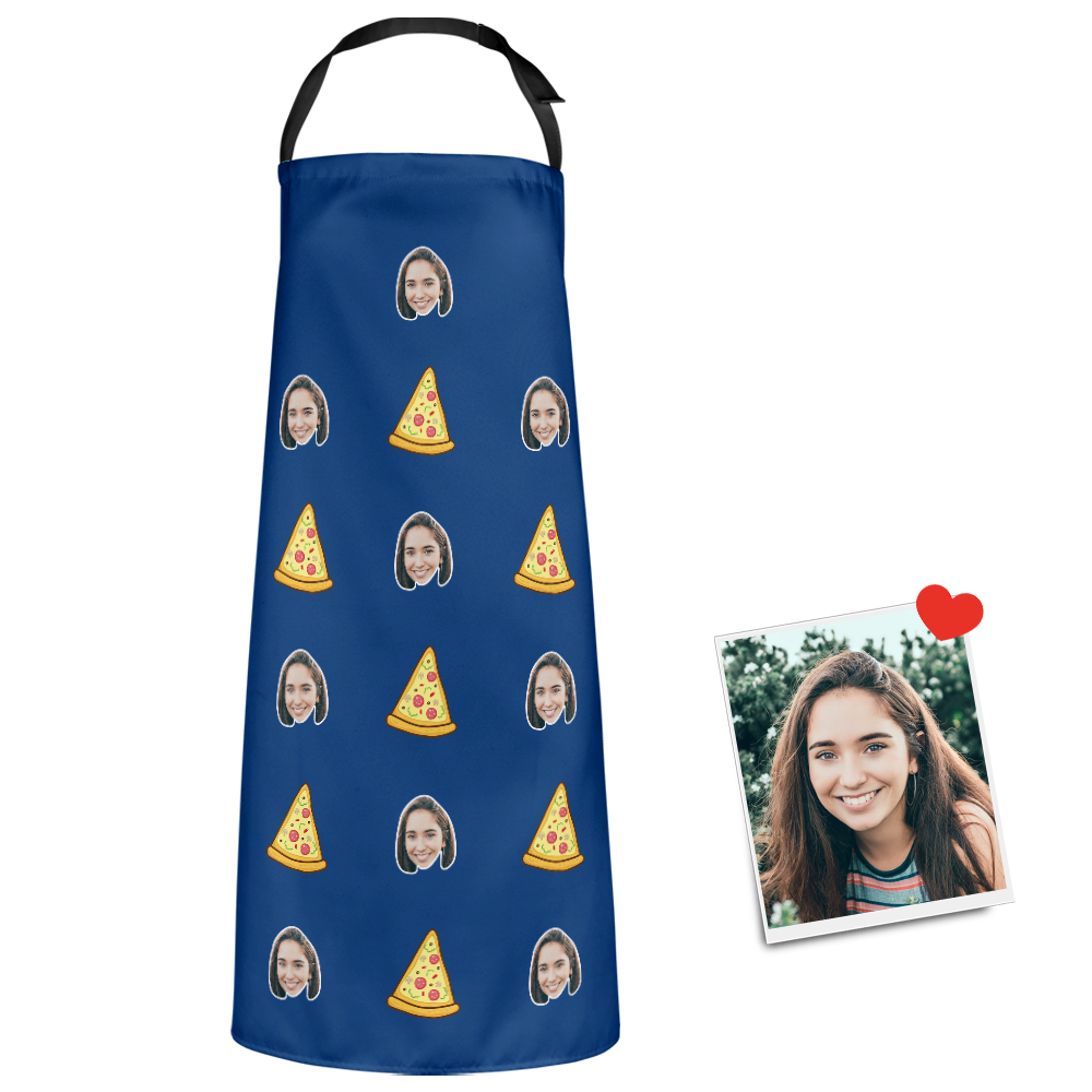 Custom Face Apron - Pizza - MyFaceBoxer