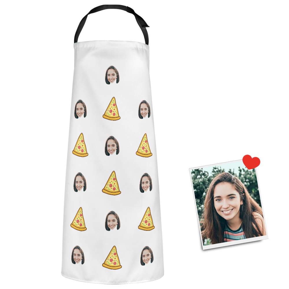 Custom Face Apron - Pizza - MyFaceBoxer