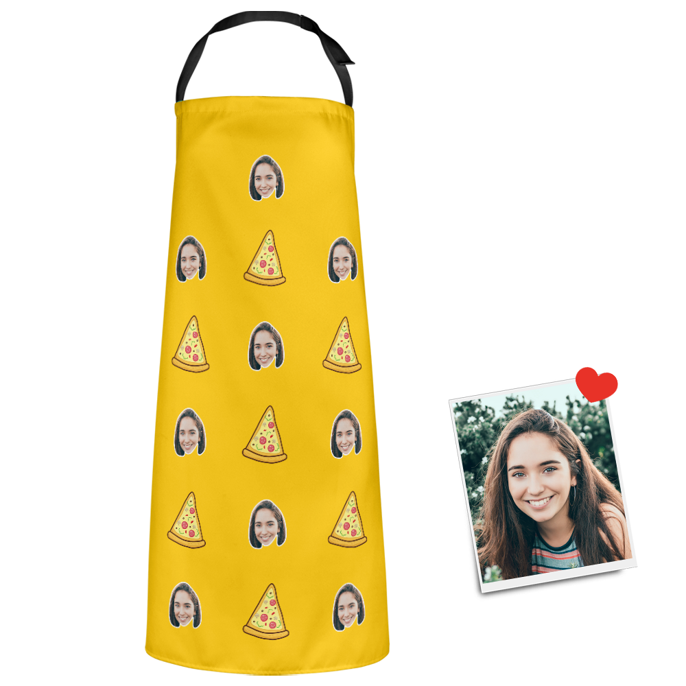 Custom Face Apron - Pizza - MyFaceBoxer