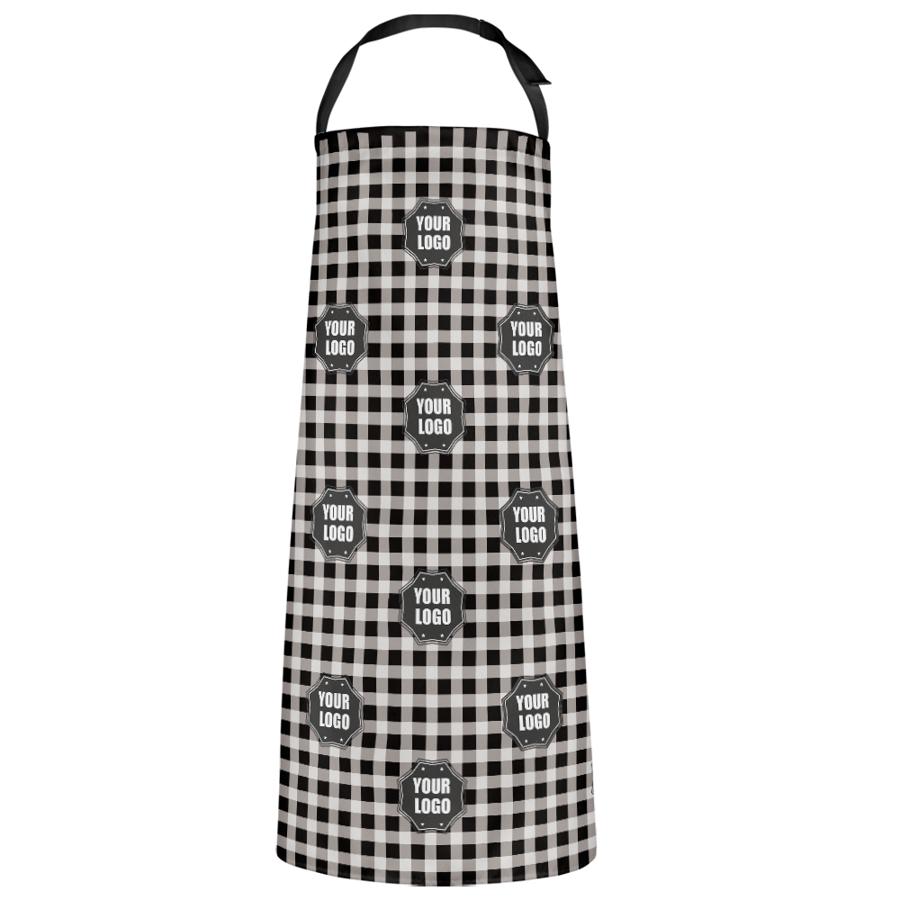 Custom Kitchen Apron With your Personalized Logo - Lattice Element - MyFaceBoxer